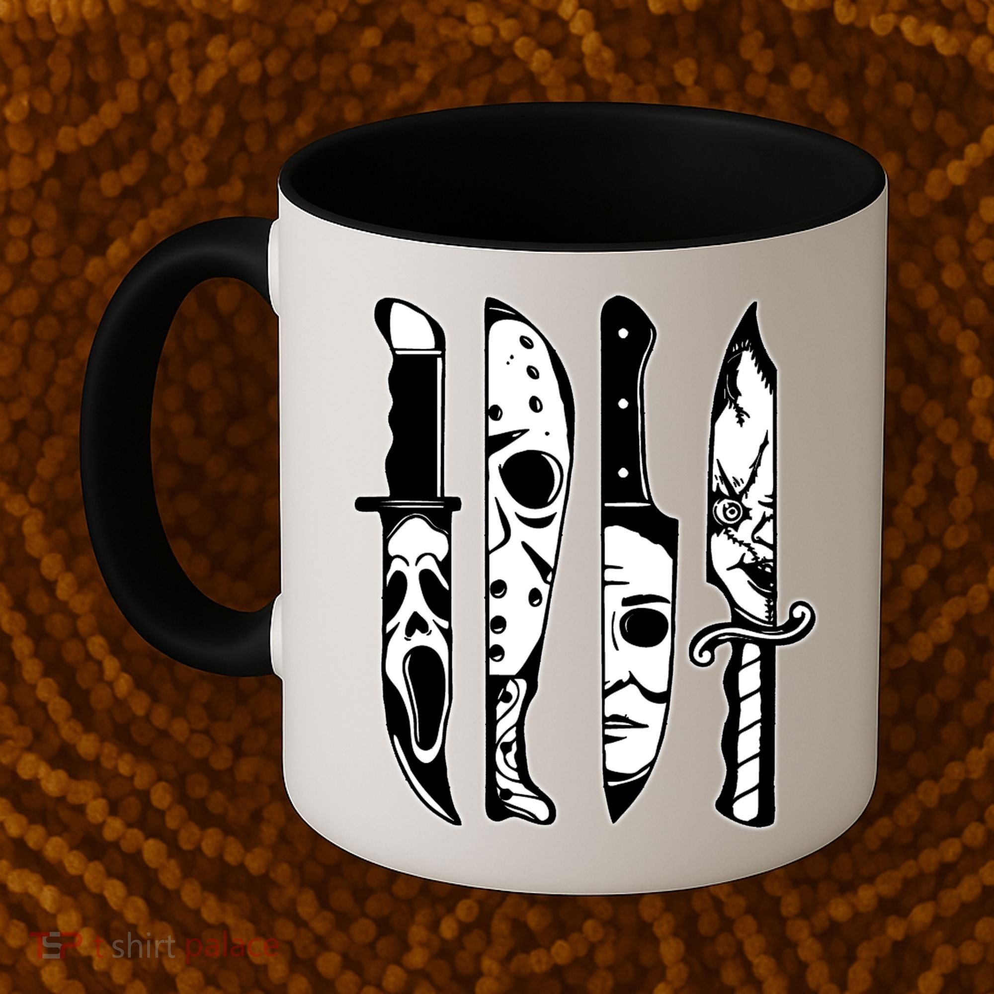 Knives Machete Horror Movies Halloween Coffee Mug