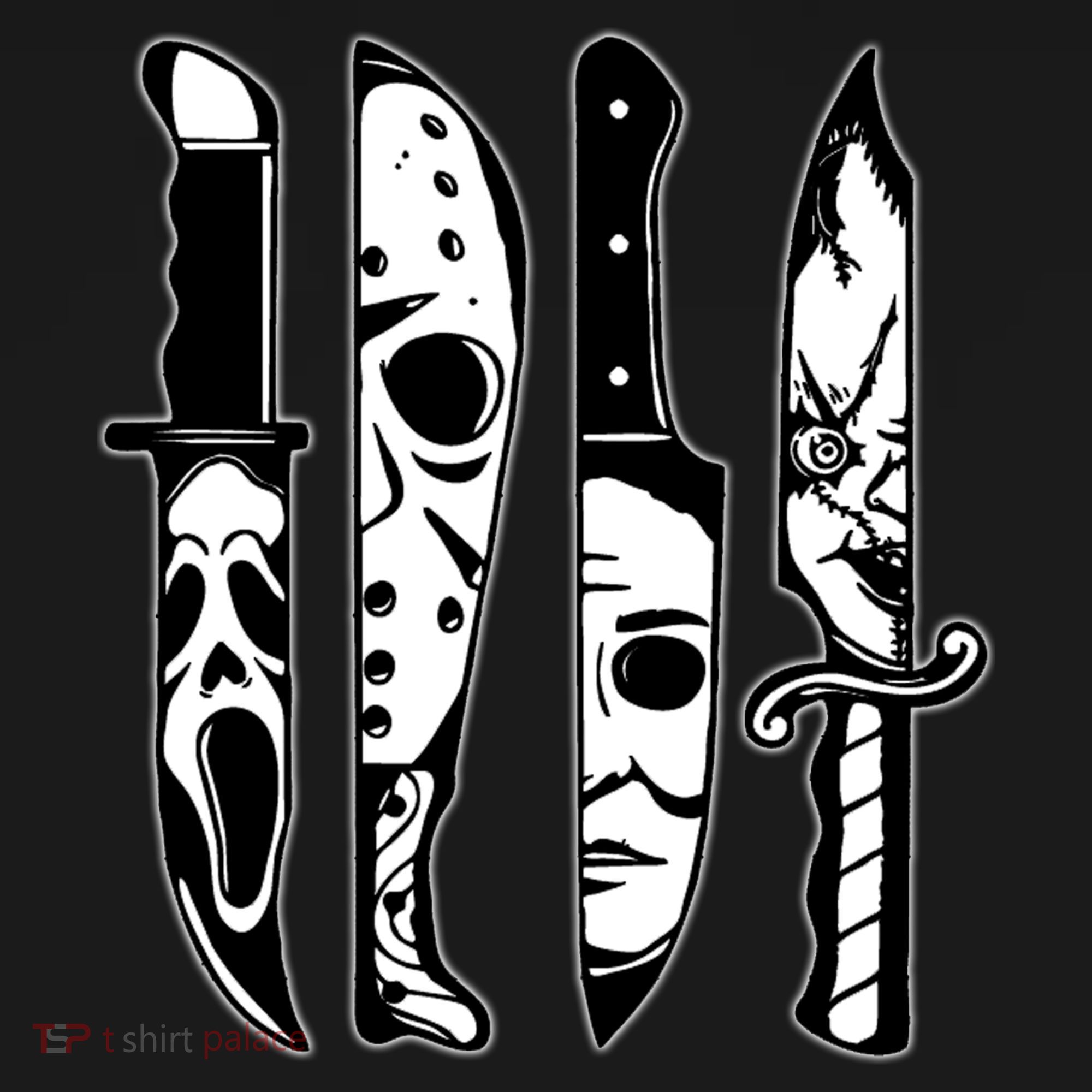Knives Machete Horror Movies Halloween Women's Hoodie