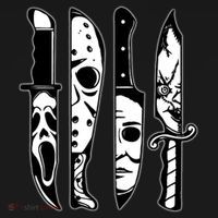 Knives Machete Horror Movies Halloween Mousepad thumb 1