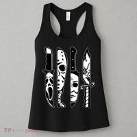 Knives Machete Horror Movies Halloween Women's Tank Top thumb 3