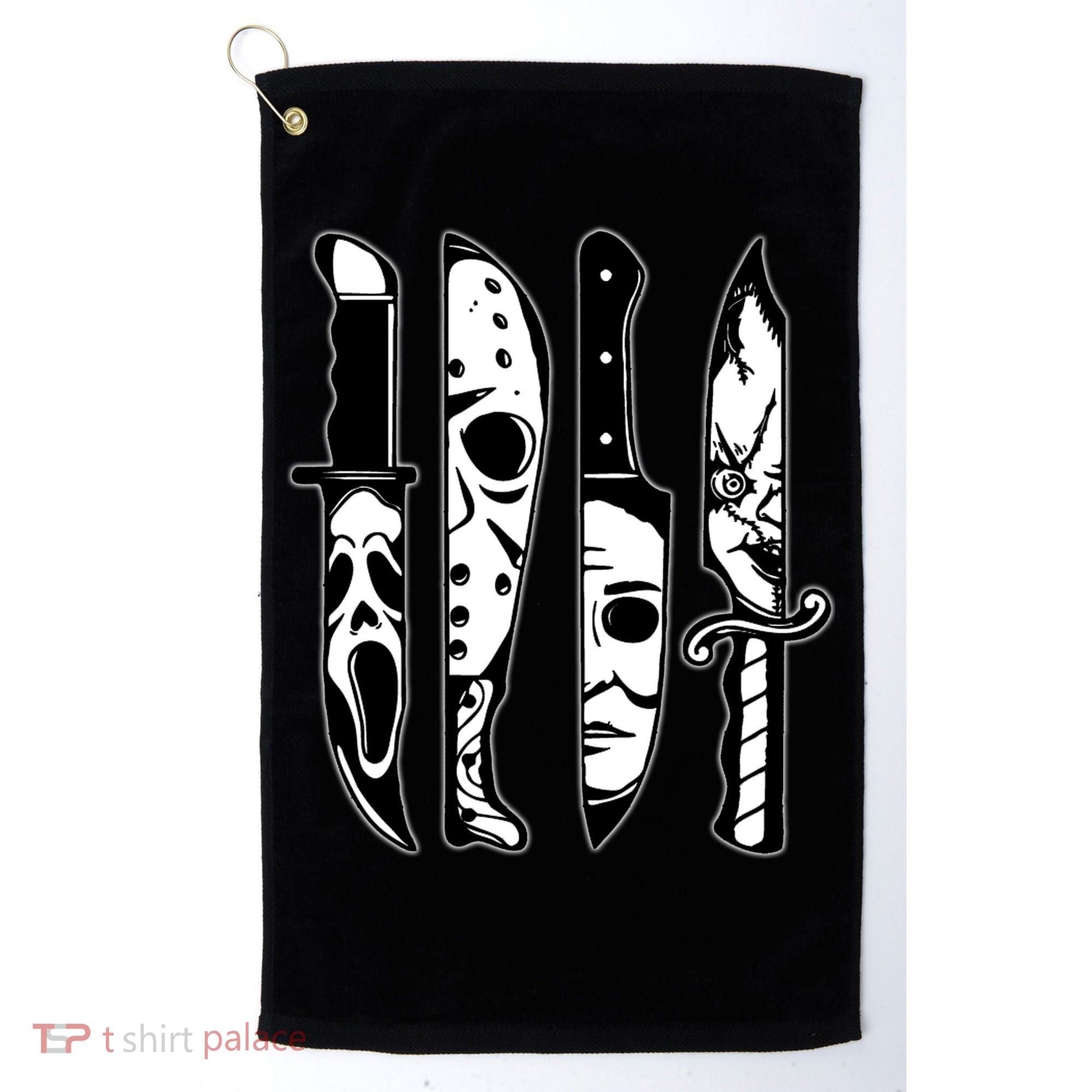 Knives Machete Horror Movies Halloween Golf Towel