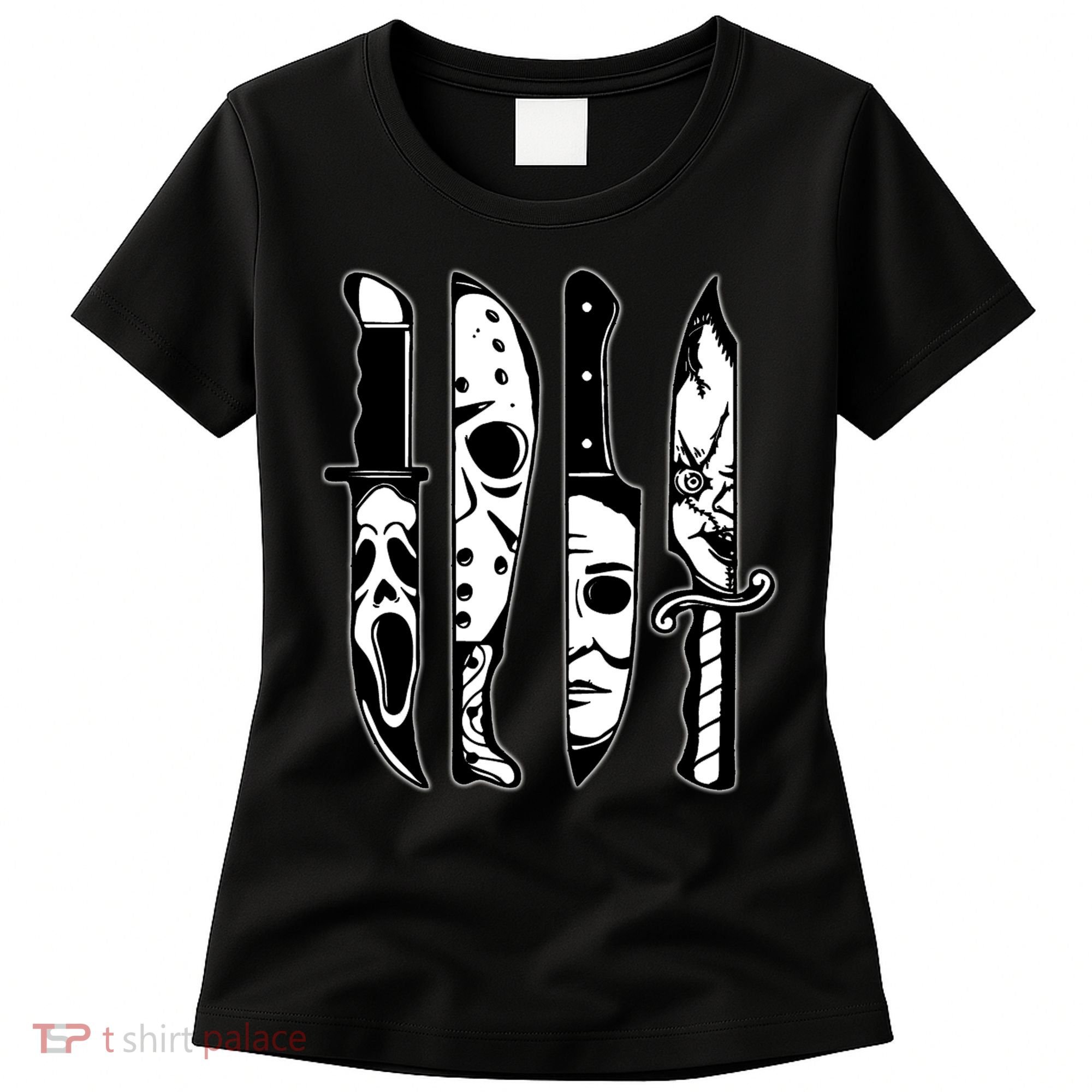 Knives Machete Horror Movies Halloween Women's T-Shirt
