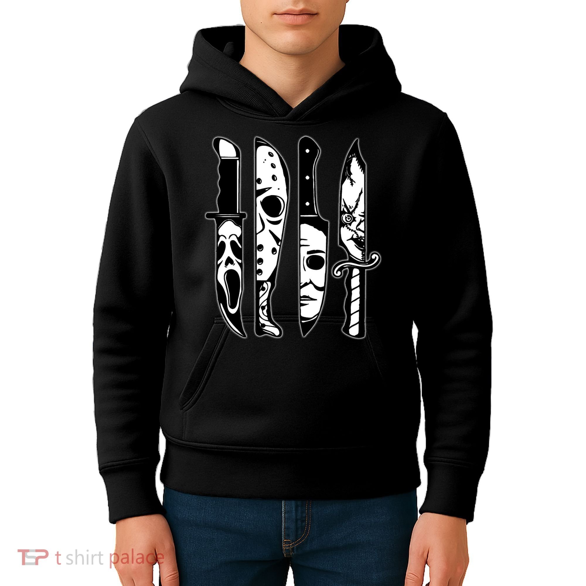 Knives Machete Horror Movies Halloween Kids Hoodie