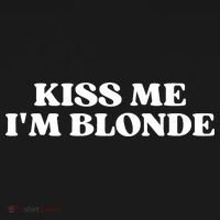 Kiss Me I'm Blonde Funny Quote Aesthetic 2000s Women's Hoodie thumb 2
