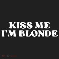 Kiss Me I'm Blonde Funny Quote Aesthetic 2000s Golf Towel thumb 3