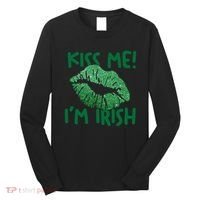 Kiss Me Im Irish St Patricks Day Long Sleeve Shirt thumb 0