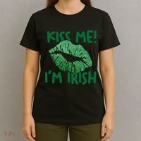 Kiss Me Im Irish St Patricks Day T-Shirt thumb 4