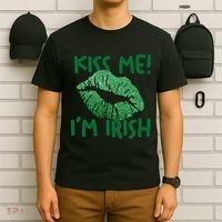 Kiss Me Im Irish St Patricks Day T-Shirt thumb 6