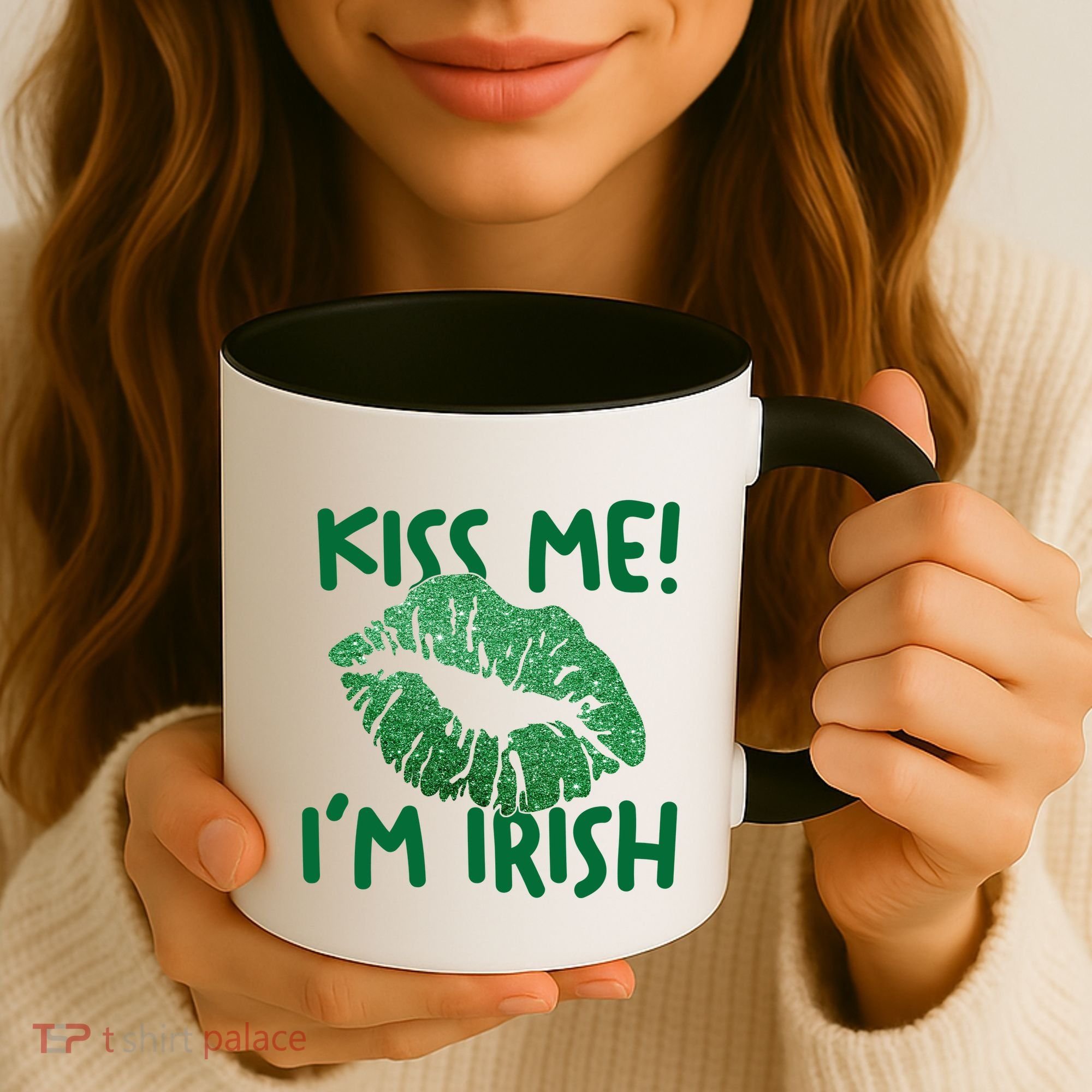 Kiss Me Im Irish St Patricks Day Coffee Mug