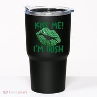 Kiss Me Im Irish St Patricks Day Tumbler thumb 0