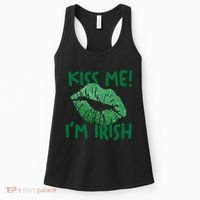 Kiss Me Im Irish St Patricks Day Women's Tank Top thumb 0