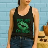 Kiss Me Im Irish St Patricks Day Women's Tank Top thumb 2