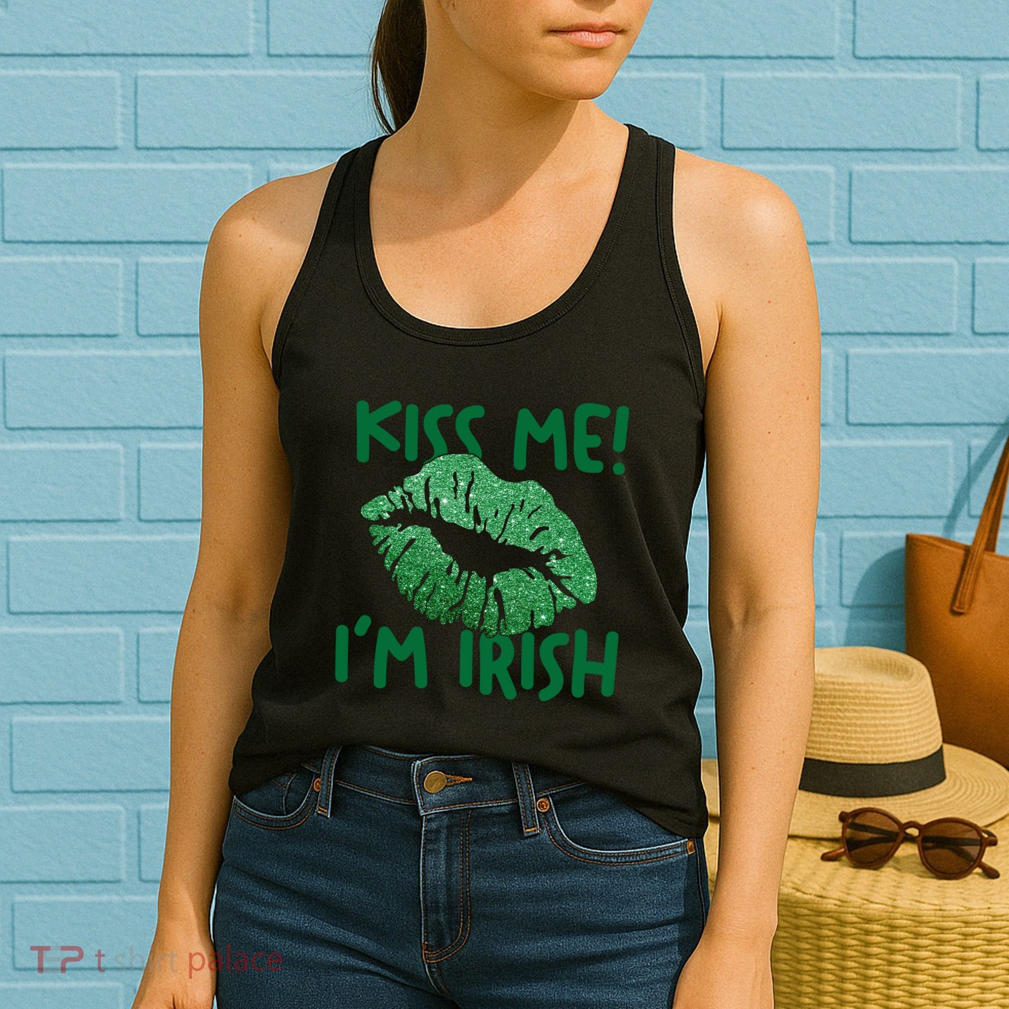 Kiss Me Im Irish St Patricks Day Women's Tank Top