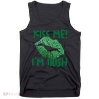 Kiss Me Im Irish St Patricks Day Tank Top thumb 0