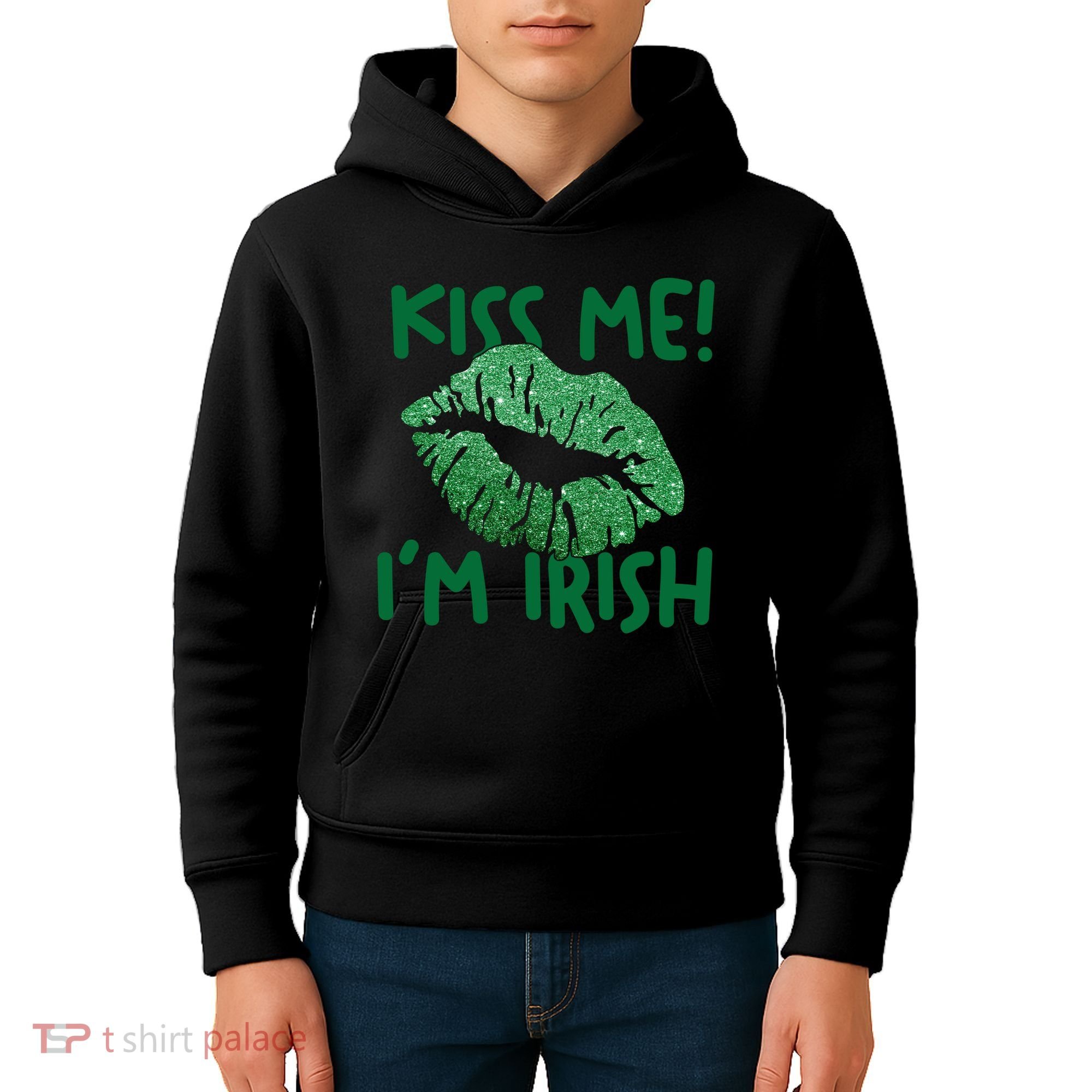 Kiss Me Im Irish St Patricks Day Kids Hoodie