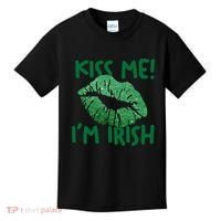 Kiss Me Im Irish St Patricks Day Kids T-Shirt thumb 0