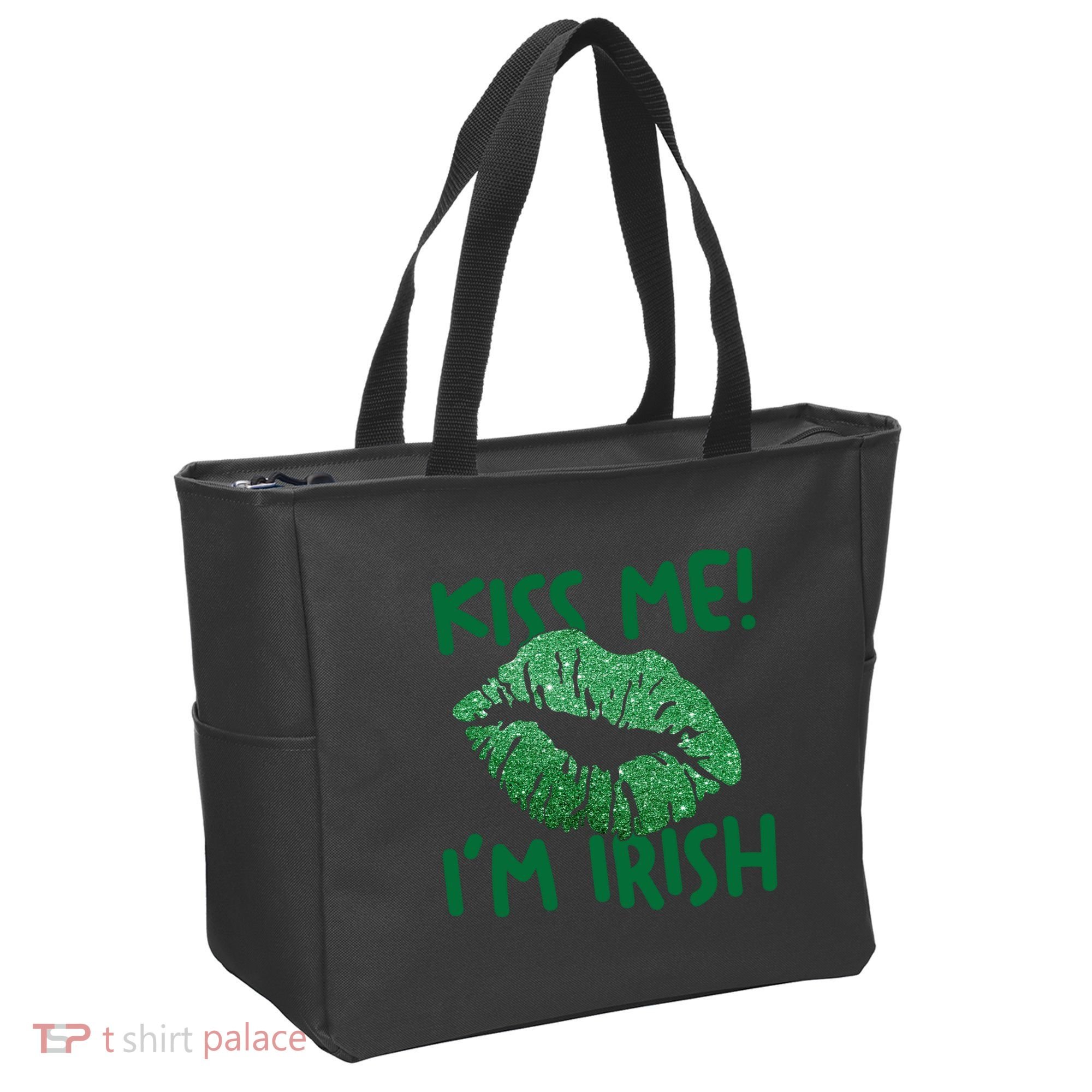 Kiss Me Im Irish St Patricks Day Tote Bag