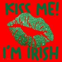 Kiss Me Im Irish St Patricks Day Santa Hat thumb 1