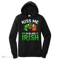 Kissing Me I'm Black Irish Ireland Flag St Patricks Day Women's Hoodie thumb 0