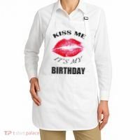 Kiss Me It's My Birthday Apron thumb 2