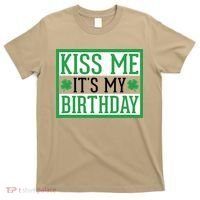 Kiss Me It's My Birthday Cute St. Patrick's Day Irish Funny T-Shirt thumb 0