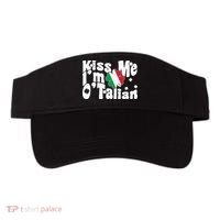 Kiss Me I'm O'Talian Funny Italian St Patrick's Day Visor thumb 0