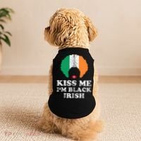 Kiss Mee I'm Black Irish History Funny St Patricks Day Doggie Tank thumb 2