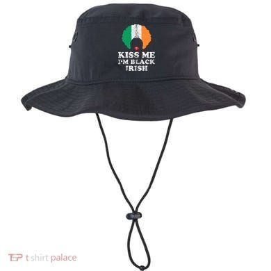 Kiss Mee I'm Black Irish History Funny St Patricks Day Bucket Hat