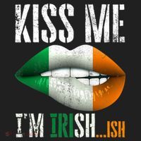 Kiss Me I'm Irish Ish With Lip And Flag St Patrick Day Beanie thumb 2