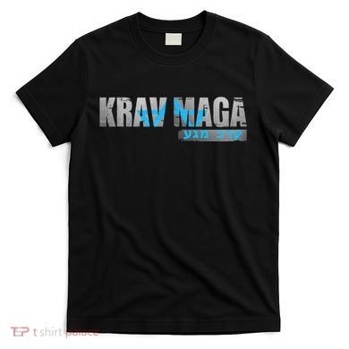Krav Maga Israeli Combat System Distressed Vintage T-Shirt