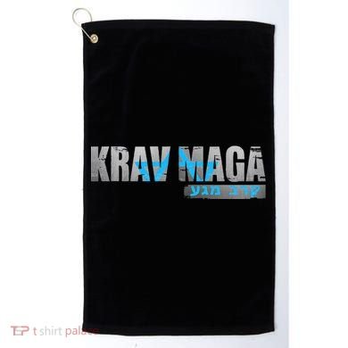 Krav Maga Israeli Combat System Distressed Vintage Golf Towel