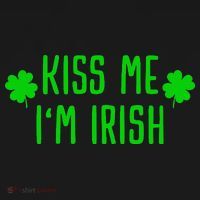 Kissing Me I'm Irish Clover Saint Irish Pats St. Patrick's Day Women's Tank Top thumb 5