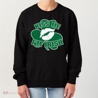 Kiss Me I'm Irish Lips Women's Sweatshirt thumb 0