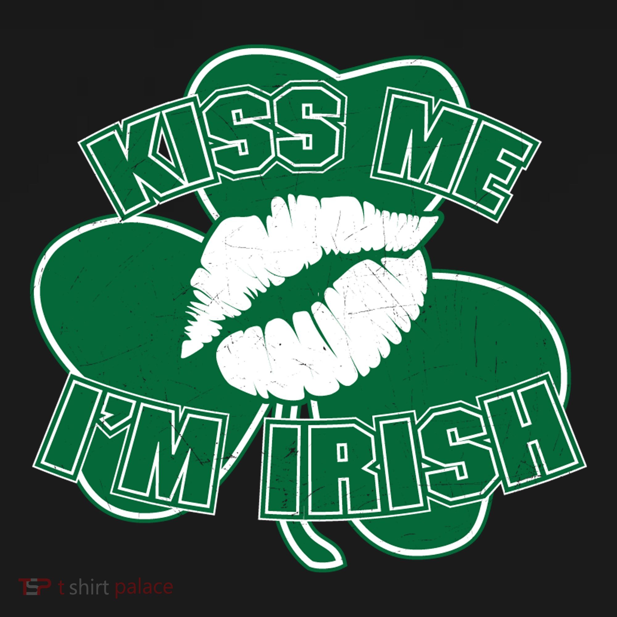 Kiss Me I'm Irish Lips Apron