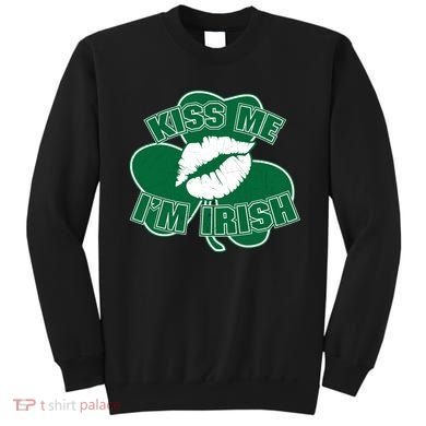 Kiss Me I'm Irish Lips Sweatshirt