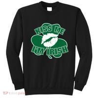 Kiss Me I'm Irish Lips Sweatshirt thumb 0