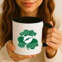 Kiss Me I'm Irish Lips Coffee Mug thumb 3