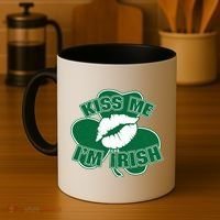 Kiss Me I'm Irish Lips Coffee Mug thumb 4