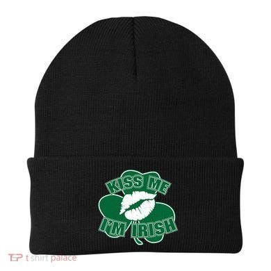 Kiss Me I'm Irish Lips Beanie