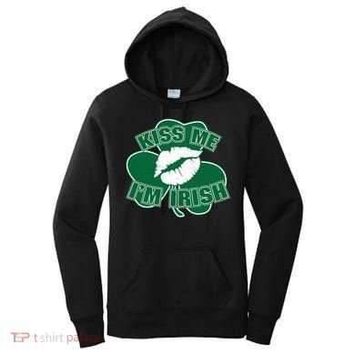 Kiss Me I'm Irish Lips Women's Hoodie