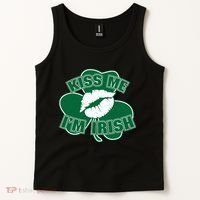 Kiss Me I'm Irish Lips Tank Top thumb 2
