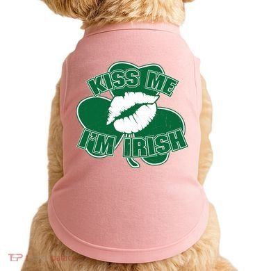 Kiss Me I'm Irish Lips Doggie Tank