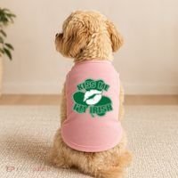 Kiss Me I'm Irish Lips Doggie Tank thumb 2