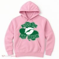 Kiss Me I'm Irish Lips Hoodie thumb 0