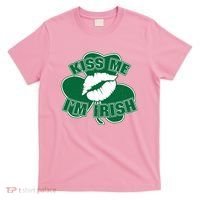 Kiss Me I'm Irish Lips T-Shirt thumb 0