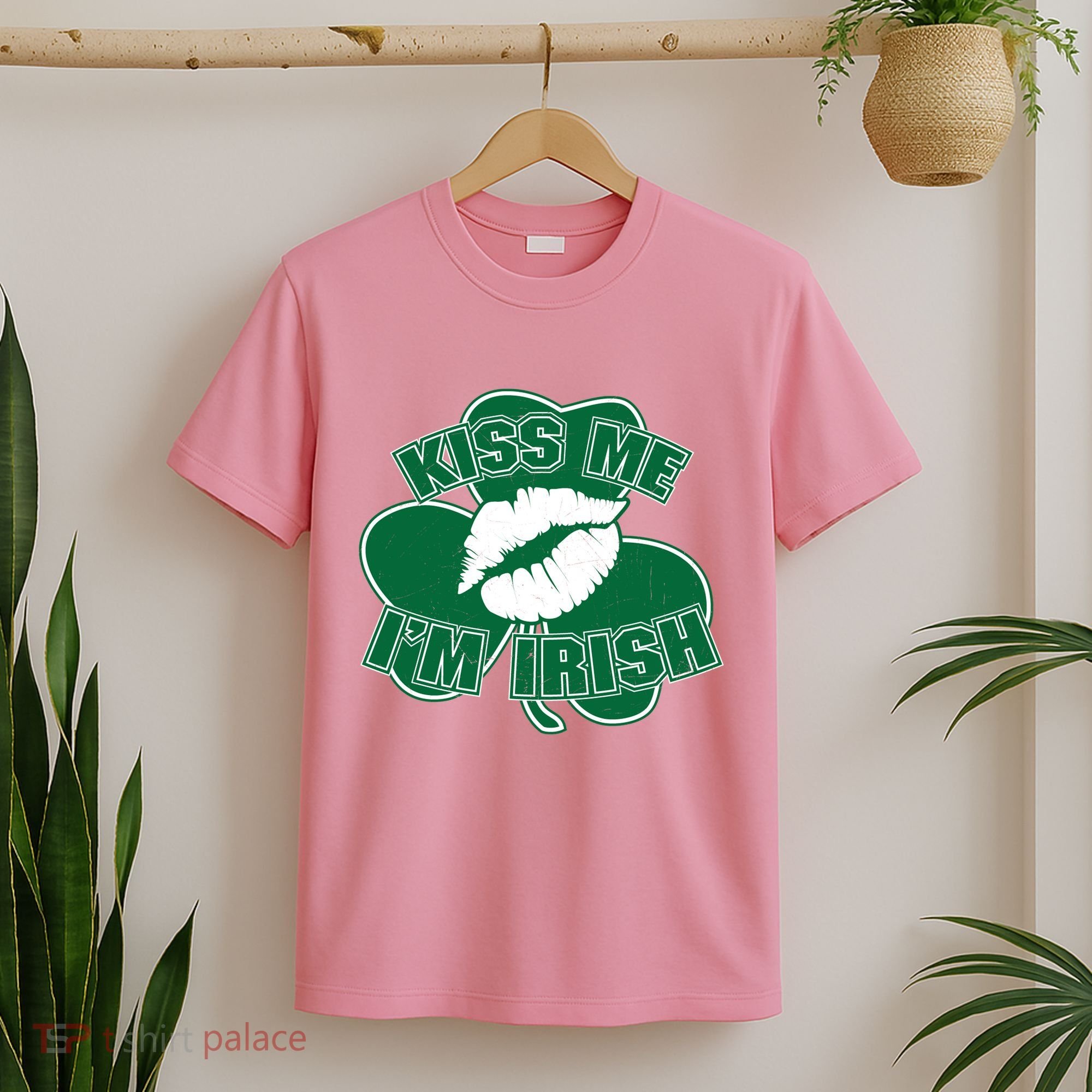 Kiss Me I'm Irish Lips T-Shirt