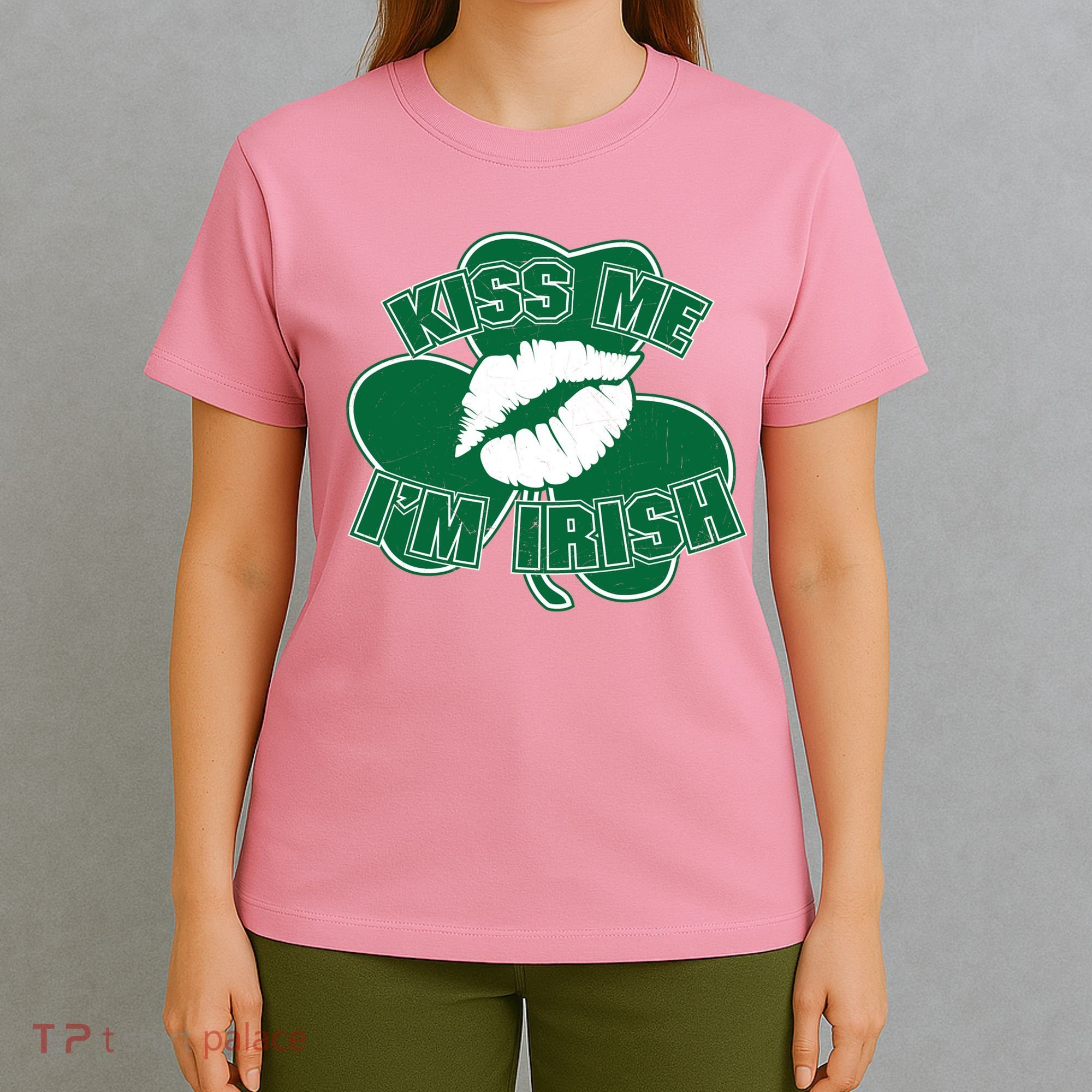 Kiss Me I'm Irish Lips T-Shirt