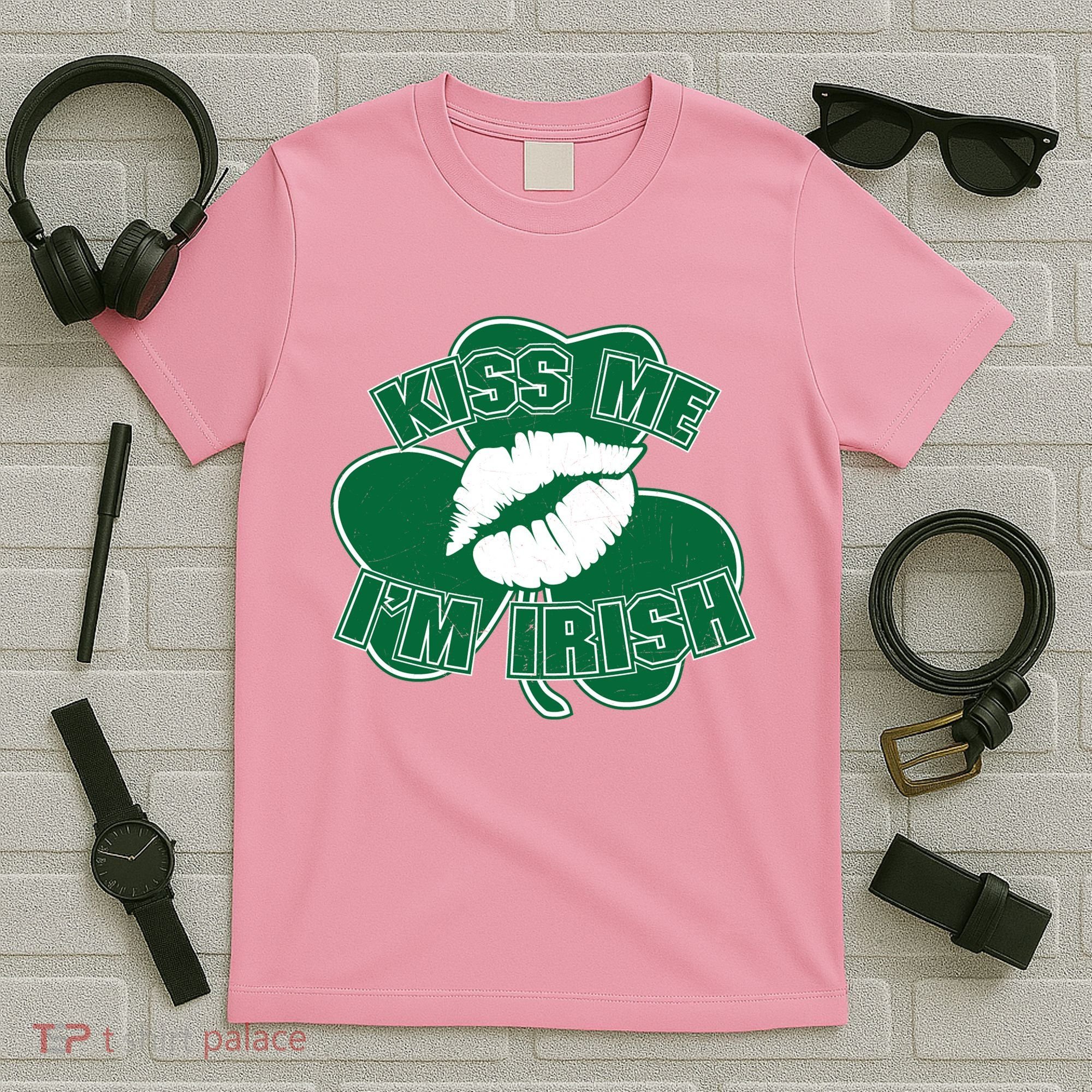 Kiss Me I'm Irish Lips T-Shirt
