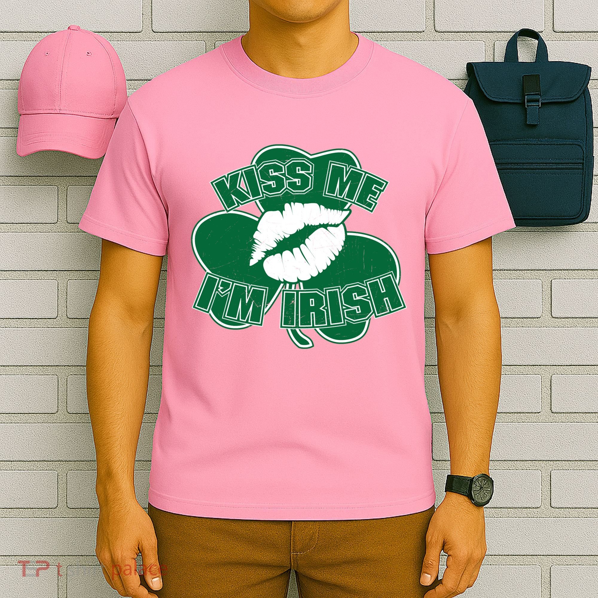Kiss Me I'm Irish Lips T-Shirt