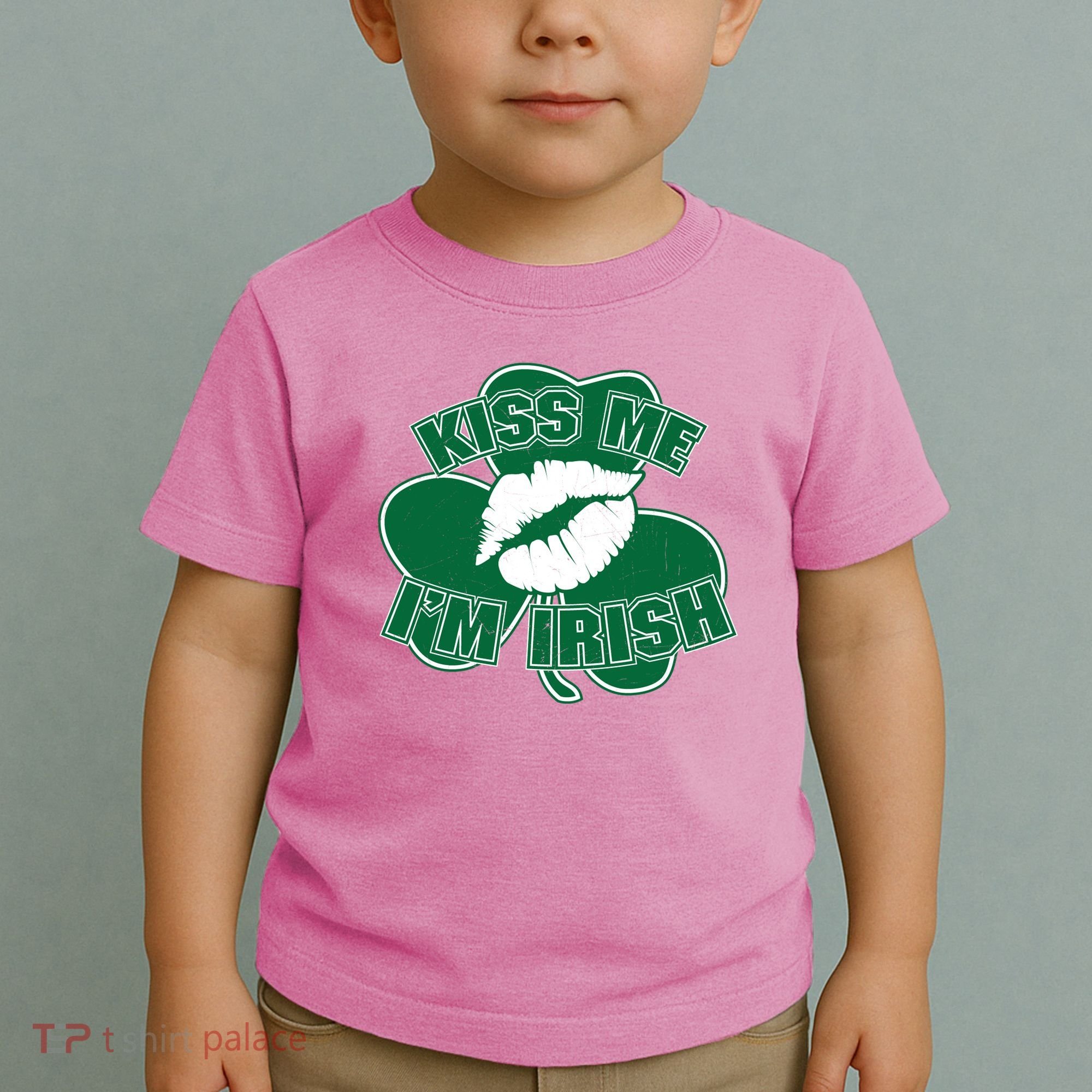Kiss Me I'm Irish Lips Toddler T-Shirt